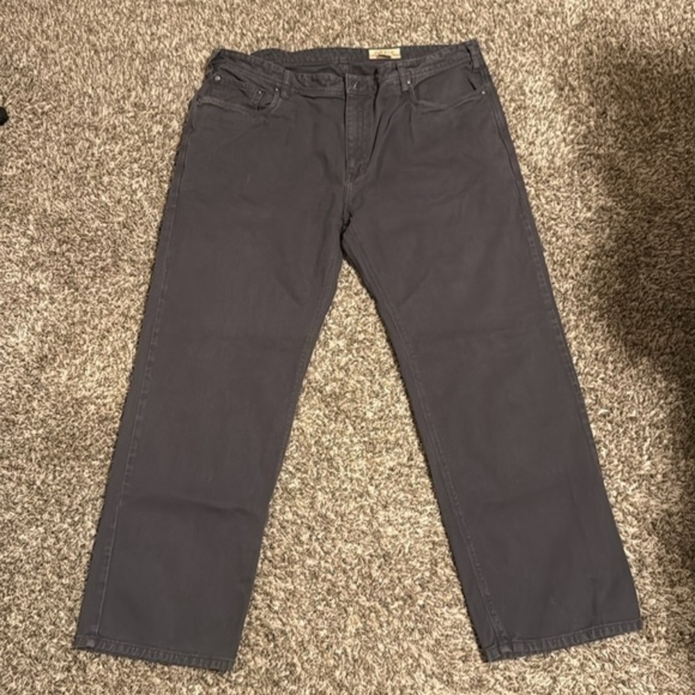 Orvis Gray Relaxed Jeans with Washed Finish